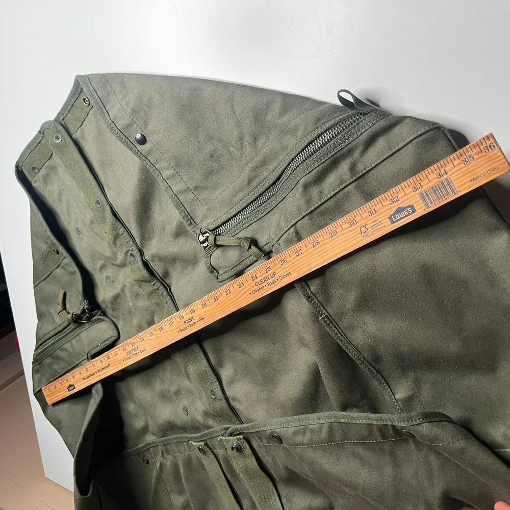 Vintage Military Olive Drab Canvas Duffel Bag Equipment Carrier Utility Gear